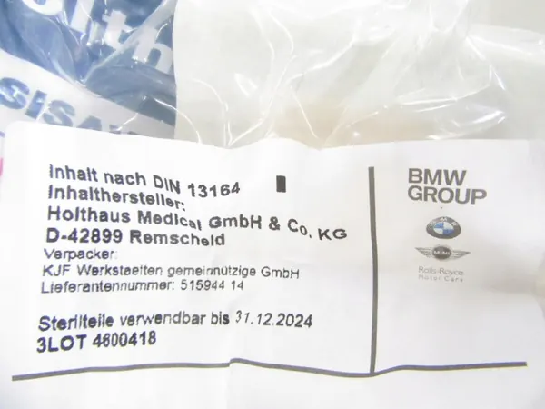 BMW Eerstehulpkit OEM 8270015 - Gebruikt image 7