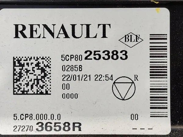 Lämmityslaite OEM 272703658R Renault Clio V:lle - Käytetty image 7
