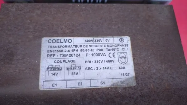 Transformateur Coelmo TSM26126 image 4