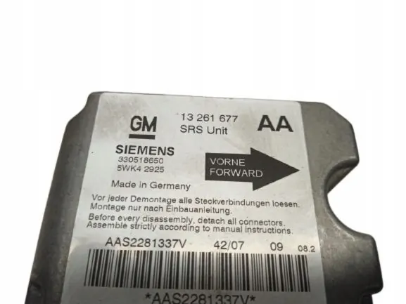 Airbag-Modul OEM 13261677AA für Opel Astra G image 3