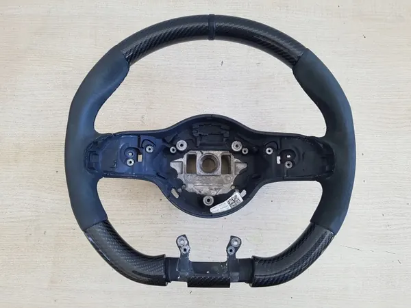 Mercedes AMG Ratt OEM A0004609213 Carbon Art Läder image 2