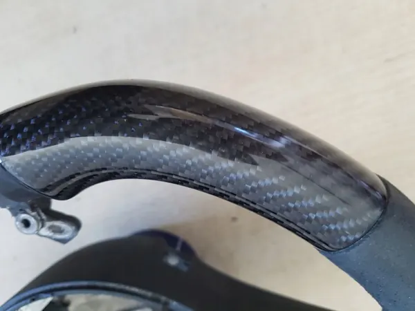 Mercedes AMG Ratt OEM A0004609213 Carbon Art Läder image 4