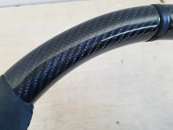 Mercedes AMG Ratt OEM A0004609213 Carbon Art Läder image 5