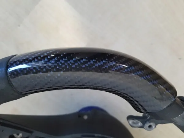 Mercedes AMG Ratt OEM A0004609213 Carbon Art Läder image 6
