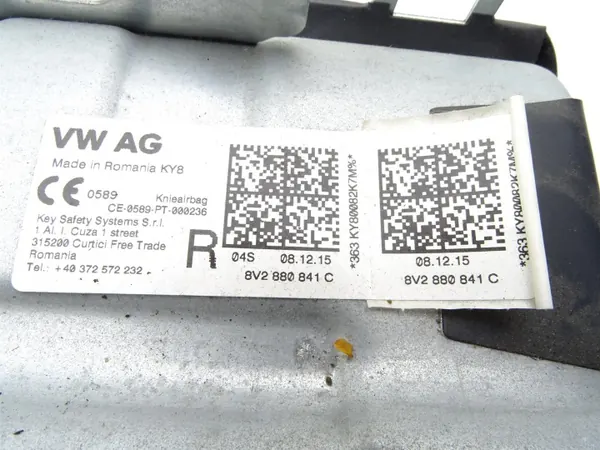 Knieairbag OEM 8V2880841C für Audi A3 8V image 4