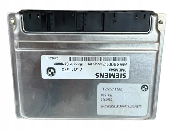 BMW 5 E39 insprutningskontroller OEM 7511570 image 2