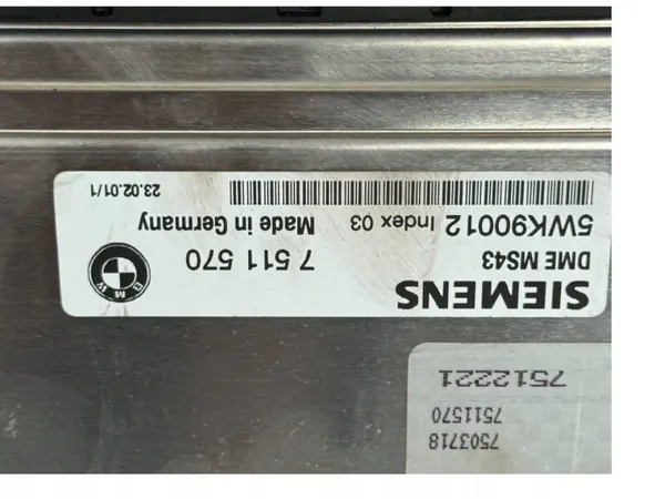 BMW 5 E39 insprutningskontroller OEM 7511570 image 4