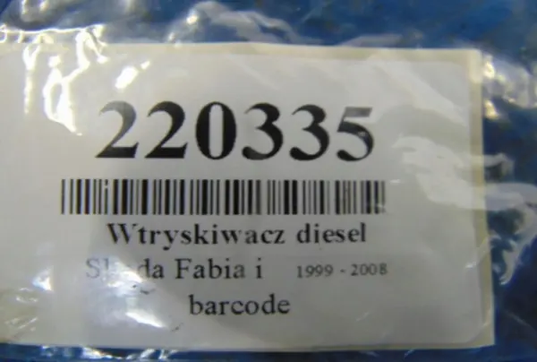 Skoda Fabia I 1.9D Diesel Injector Set OEM 0414720037 image 7