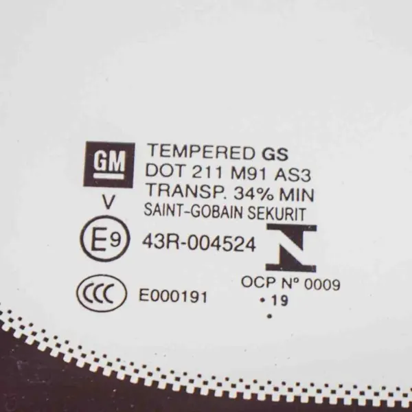Janela Traseira Esquerda Opel Crossland X OEM 13478715 image 4