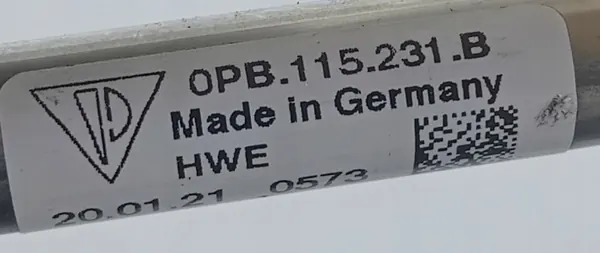 Öljyputki OEM 0PB115231B Porsche 718 Cayman/Boxster image 3