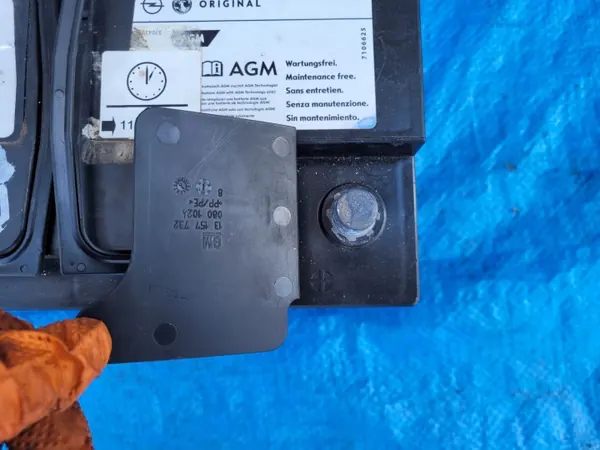 Opel AGM Batteri OEM 95530556 80Ah Höger + image 3