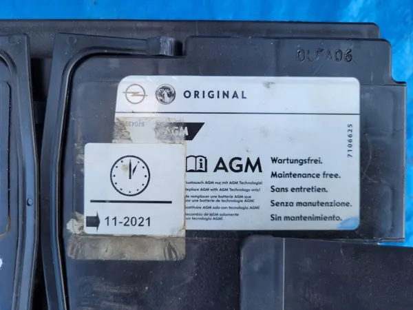 Opel AGM Batteri OEM 95530556 80Ah Höger + image 5