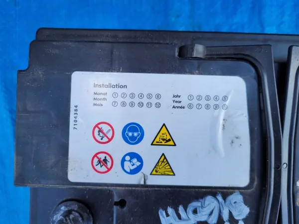 Opel AGM Batteri OEM 95530556 80Ah Höger + image 6