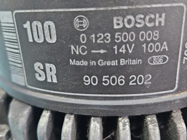 Vaihtovirtageneraattori Opel Vectra B 2.0 DTI OEM 0123500008 image 5