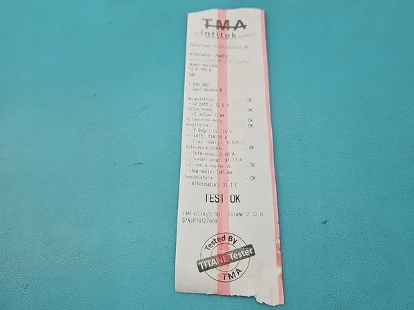 Vaihtovirtageneraattori Opel Vectra B 2.0 DTI OEM 0123500008 image 6