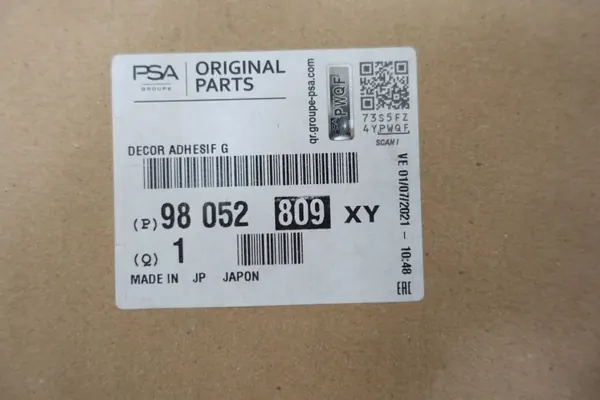 OEM CAASCAS 98052809XY Moldura Puerta Izquierda Delantera Citroen image 3