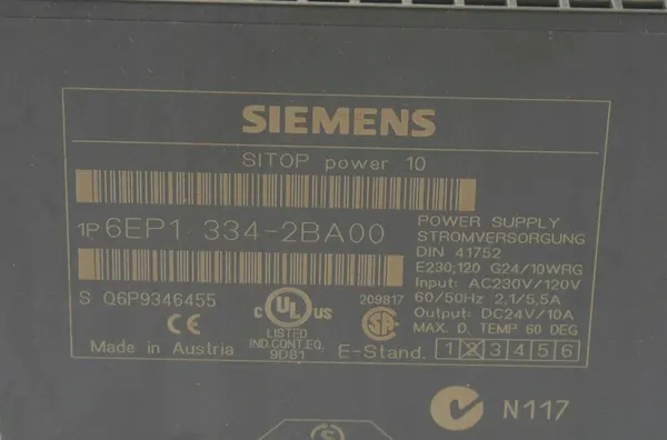 Alimentation SIEMENS SITOP 10 6EP1 334-2BA00 image 4