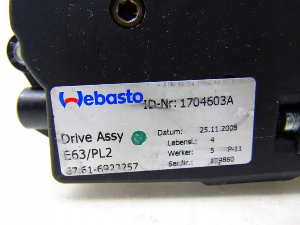 Motor de teto solar OEM 6922257 para BMW E90 E63 E81 image 3