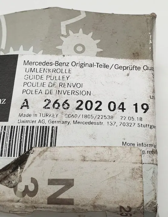 Mercedes hihnapyörä OEM A2662020419 image 5