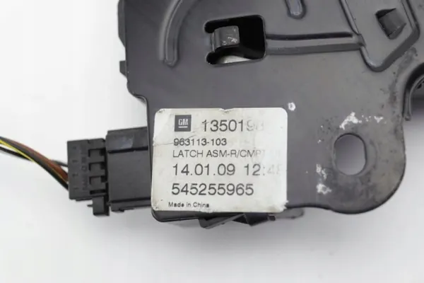 Fechadura de porta-malas OEM 13501988 para Chevrolet Cruze 2.0 VCDI image 7