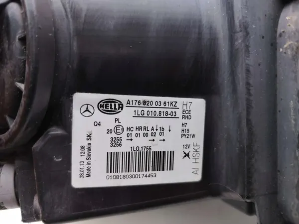 Linker koplamp Mercedes A-Klasse W176 Origineel image 7