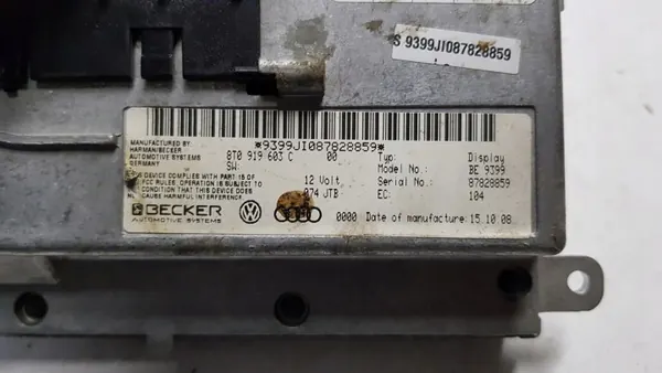 Radio écran Audi A4 B8 A5 OEM 8T2035110C image 4