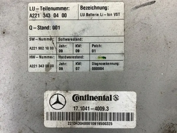 Batterie hybride OEM A2213430400 pour Mercedes W221 3.5 image 8