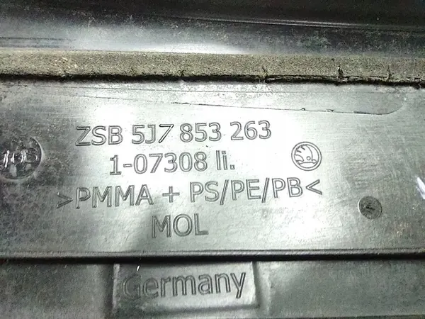 Skoda Fabia II Roomster Garniture de Pilier Avant Gauche OEM image 6