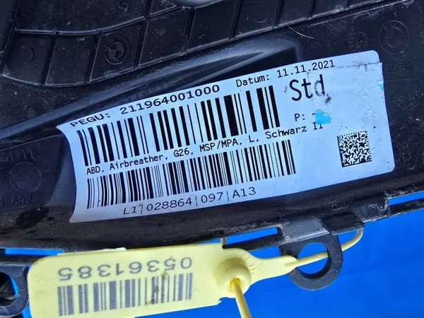 Entrée d'air d'aile gauche OEM QUA7553 pour BMW 4 G26 image 5