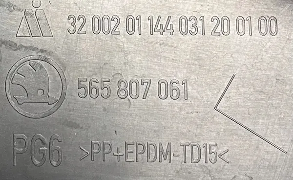 Framstötspoiler Skoda Kodiaq I 16-24 OEM 565807061 image 4