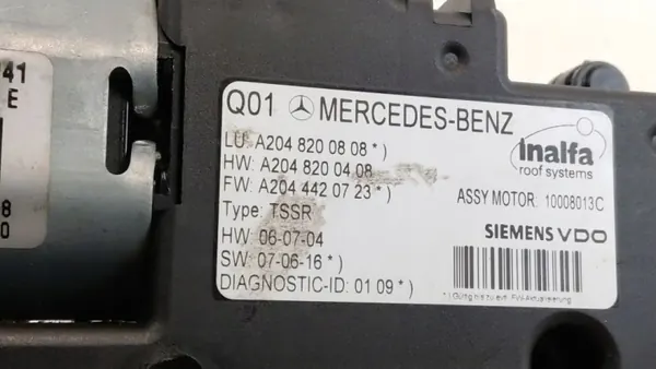 Motor de techo solar OEM A2048200808 Mercedes GLK image 4