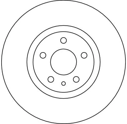 TRW DF4025 Bremsscheibe - Gebrauchtes OEM-Teil image 3