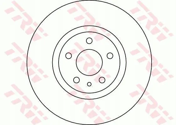 TRW DF4025 Bremsscheibe - Gebrauchtes OEM-Teil image 8