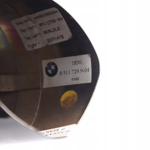 BMW OEM 8511729 Musta Kromi Pakopää image 9