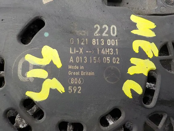 MERCEDES W221 5.5 V8 Vaihtovirtageneraattori A0131540502 image 5