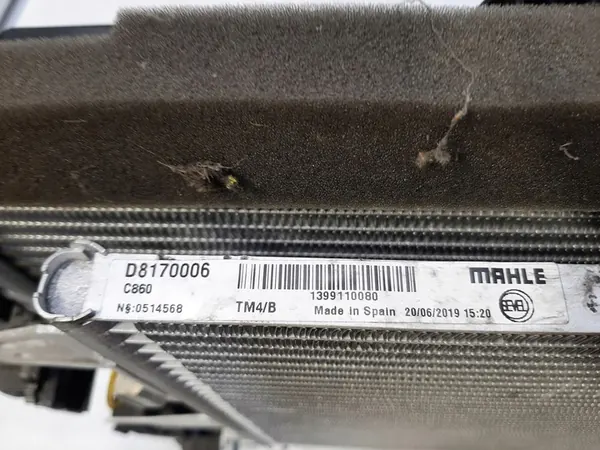 FIAT DUCATO Vattensystem Intercooler EZ52001 D8170006 FE549006 image 5