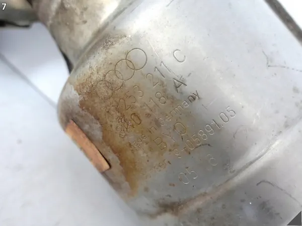 AUDI S8 PLUS 4H0 D4 LIFT 15-17 Oikea Pakoputki 4.0 TFSI OEM image 8