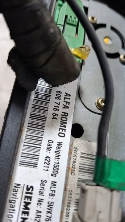 CD-vaihtaja OEM 60671664 Alfa Romeo 166:lle image 6
