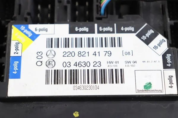 Mercedes W220 FL Linkes Vordersitzmodul OEM 2208214179 image 4