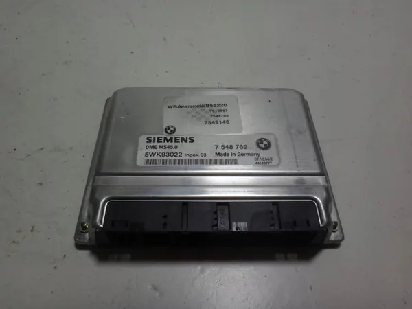 Unité de Commande Moteur OEM 7548769 pour BMW M54 image 2