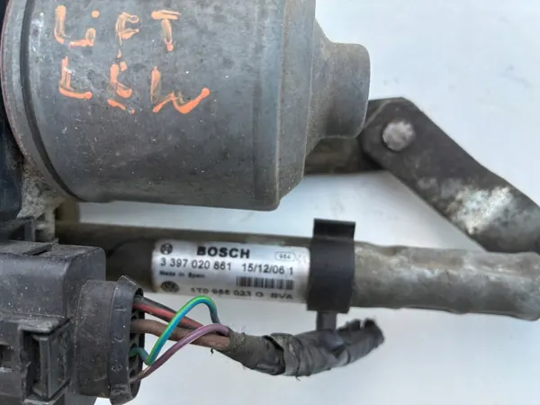 Motor do limpa-vidros OEM 1T0955119D esquerdo dianteiro VW Touran image 3