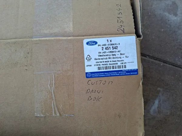 Höger skjutdörrsseal Ford Custom MK1 OEM image 4