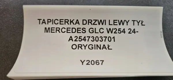 OEM A2547303701 Revestimento Porta Traseira Esquerda Mercedes GLC W254 image 5