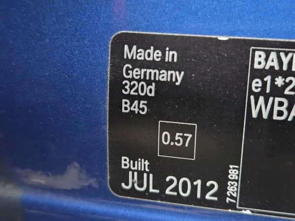 Panel cuarto delantero izquierdo BMW 3 F30 F31 OEM 7377915 image 6