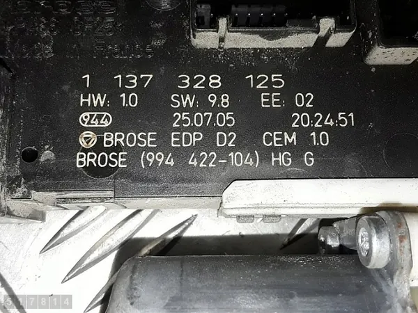 Fönsterregulator OEM 1137328125 för Peugeot 407 SW image 5
