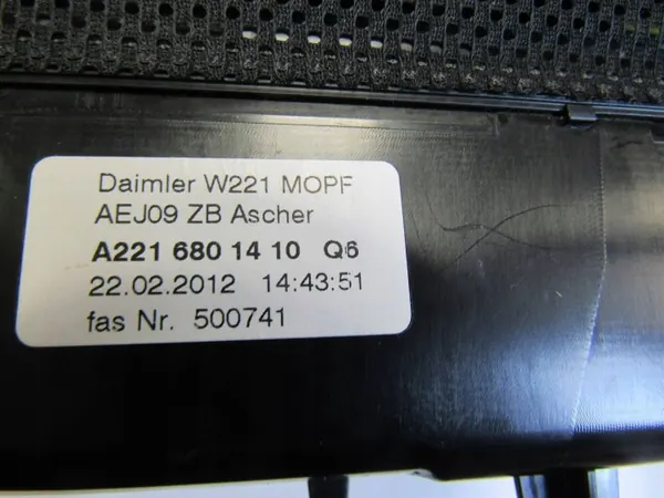 Asbak Mercedes-Benz S W221 OEM A2216801410 image 6