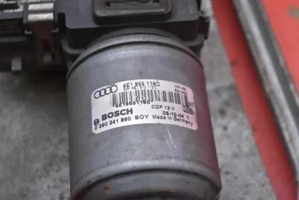 Mécanisme moteur essuie-glace avant OEM 4E1955023M Audi A8 image 6
