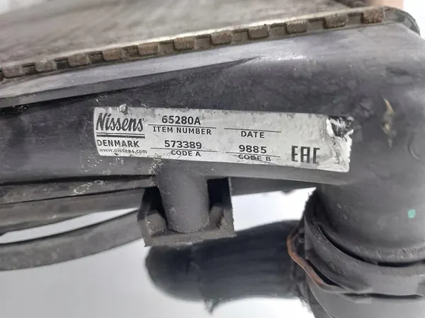 Radiador de agua con ventilador VW GOLF V 1.9 TDI OEM 1K0121207J image 2