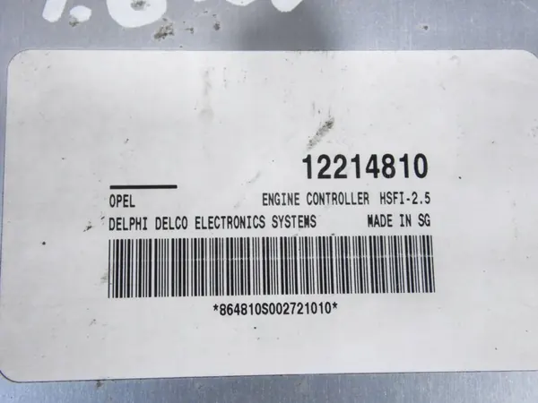 Moottorinohjain Opel OE 12214810 image 3