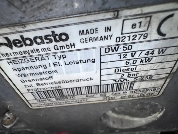 Opel Astra G Chauffage Webasto 258676 image 5